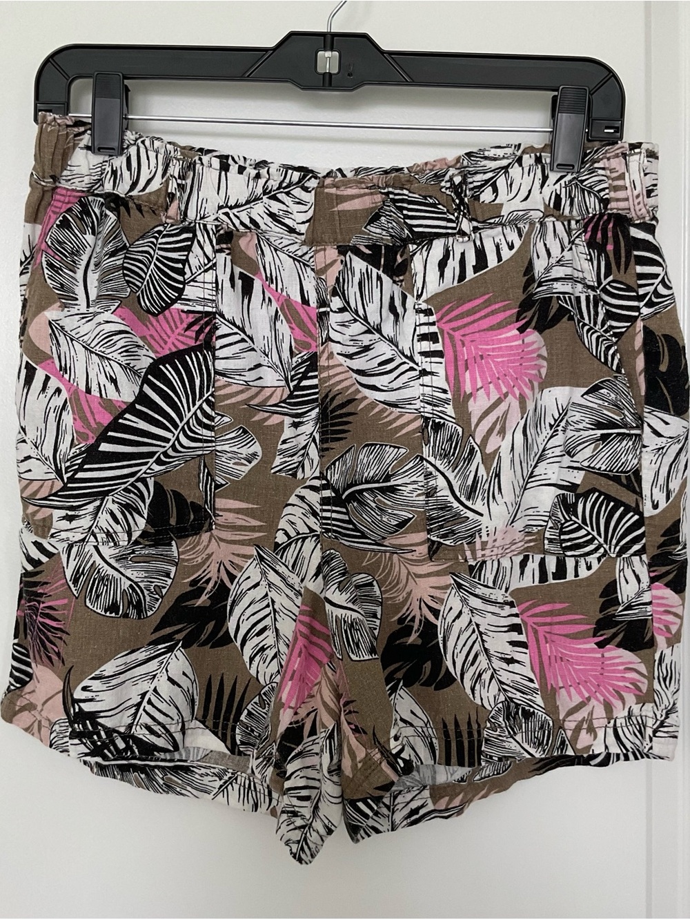 Alexander Jordan Tropical Linen Blend Shorts — Size M
